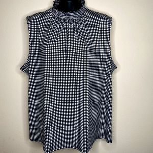 Small High Neck Elle Sleeveless Blouse